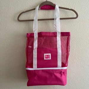 T-Mobile Tuesday Cooler Bag Beach Tote Insulated Net Pink White